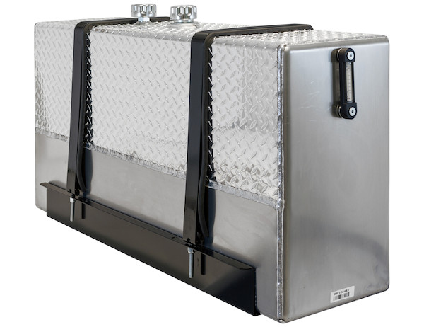 Tanque vertical de acero de 70 galones.